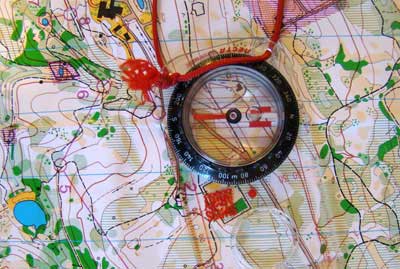 Orienteering with compass